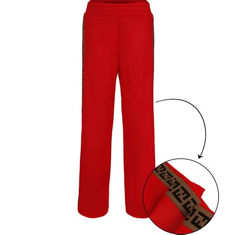 red fendi tracksuit